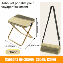 Charger l&#39;image dans la galerie, Tabouret pliant ultra-léger – Supporte jusqu&#39;à 120 kg (265 lb)