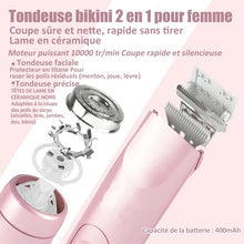 Charger l&#39;image dans la galerie, Rasoir électrique 2 en 1 pratique pour femme - Qualité premium + Livraison GRATUITE