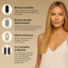 Charger l&#39;image dans la galerie, ✨ Vente anticipée de Noël 🎄 50 % de réduction 🎅 Brosse Sèche-Cheveux Cyclone V5 - Qualité premium + Livraison gratuite 💥