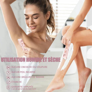 Rasoir électrique 2 en 1 pratique pour femme - Qualité premium + Livraison GRATUITE