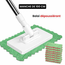 Charger l'image dans la galerie, Balai de Nettoyage Dépoussiérant et détachable pour Lingettes humides