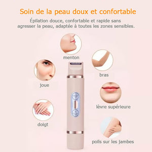 Rasoir électrique 2 en 1 pratique pour femme - Qualité premium + Livraison GRATUITE