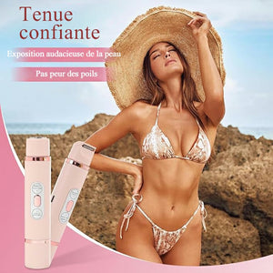Rasoir électrique 2 en 1 pratique pour femme - Qualité premium + Livraison GRATUITE