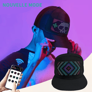 🔥🔥 Chapeau intelligent avec écran d'affichage LED