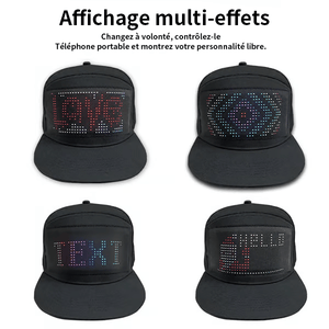 🔥🔥 Chapeau intelligent avec écran d'affichage LED