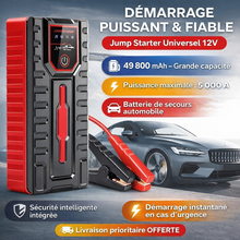 Charger l'image dans la galerie, 🚗⚡ Jump Starter Portable 5000A – Démarrage Instantané &amp; Sécurité Totale ⭐ Qualité premium • 🚚 Livraison prioritaire OFFERTE