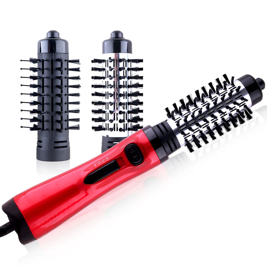 Sèche-cheveux 3-en-1 à air chaud et rotatif pour cheveux secs, bouclés et lisses - Qualité premium + Livraison gratuite 💥