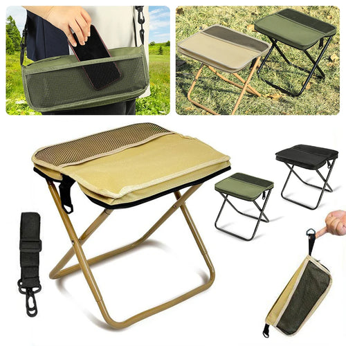 Tabouret pliant ultra-léger – Supporte jusqu'à 120 kg (265 lb)