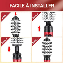 Charger l&#39;image dans la galerie, Sèche-cheveux 3-en-1 à air chaud et rotatif pour cheveux secs, bouclés et lisses - Qualité premium + Livraison gratuite 💥