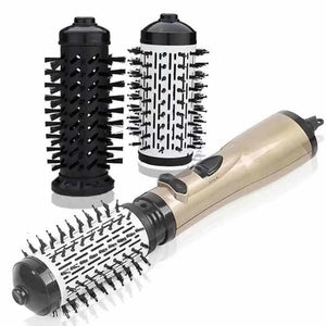 Sèche-cheveux 3-en-1 à air chaud et rotatif pour cheveux secs, bouclés et lisses - Qualité premium + Livraison gratuite 💥