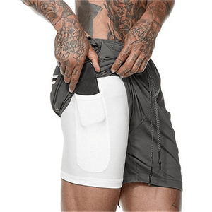 Shorts d'été Hommes 2 en 1