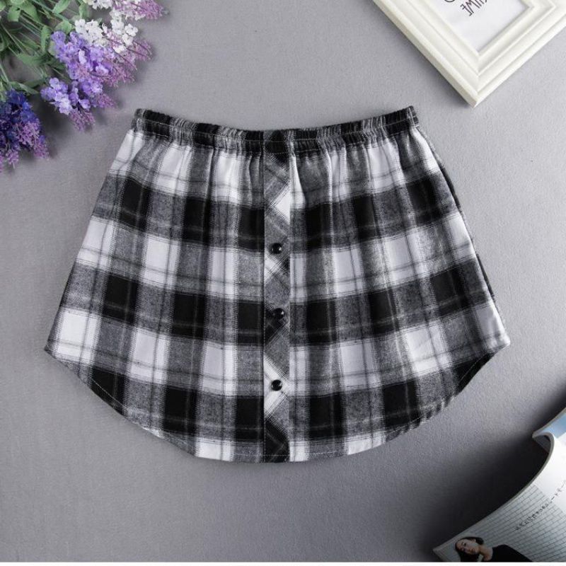 Nouvelle Jupe Taille Haute pour Femmes - Extension de Chemise