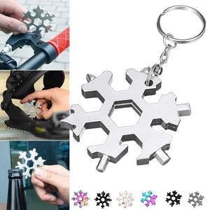 Saber® 18-in-1 stainless steel snowflakes multi-tool