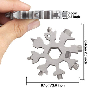 Saber® 18-in-1 stainless steel snowflakes multi-tool