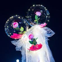 Charger l&#39;image dans la galerie, WafaFlower™ Bouquet de roses ballon lumineux